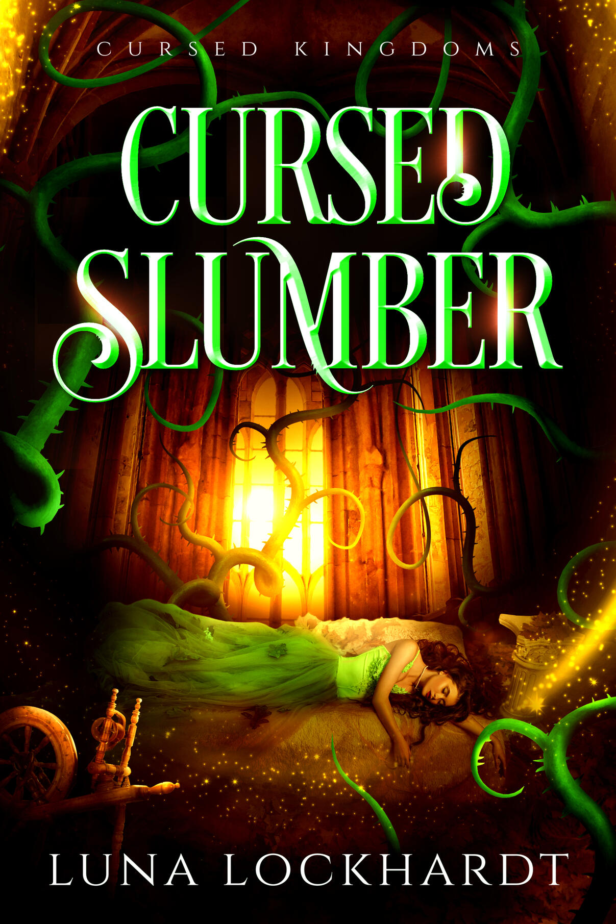 Cursed Slumber by Luna Lockhardt Book Cover Image of Cursed Slumber by Luna Lockhardt